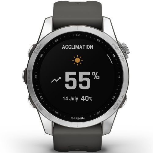 Garmin Fenix 7S Hrm Elevate Ox laikrodis sidabrinis 010-02539-01