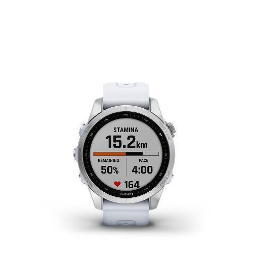 Garmin Fenix 7S Hrm Elevate Ox laikrodis sidabrinis 010-02539-03