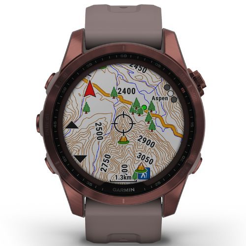 Garmin Fenix 7S Sapphire Solar Hrm Elevate Ox laikrodis juodas 010-02539-25