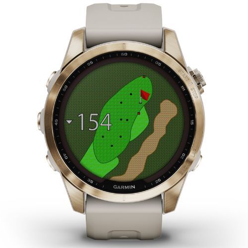 Garmin Fenix 7S Sapphire Solar Hrm Elevate Ox laikrodis auksinis 010-02539-21