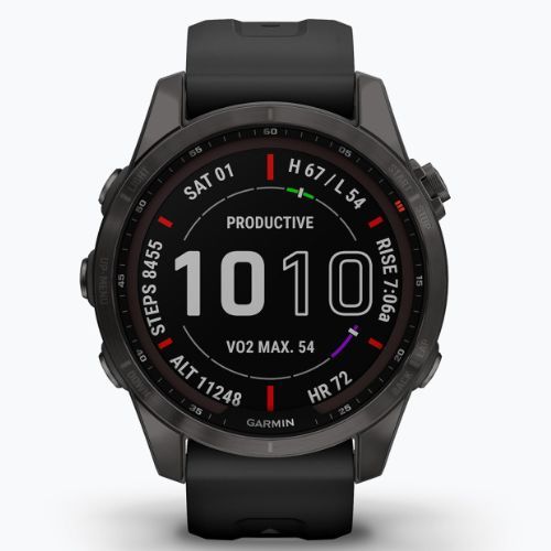 Garmin Fenix 7S Sapphire Solar Hrm Elevate Ox laikrodis juodas 010-02539-25