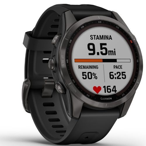 Garmin Fenix 7S Sapphire Solar Hrm Elevate Ox laikrodis juodas 010-02539-25