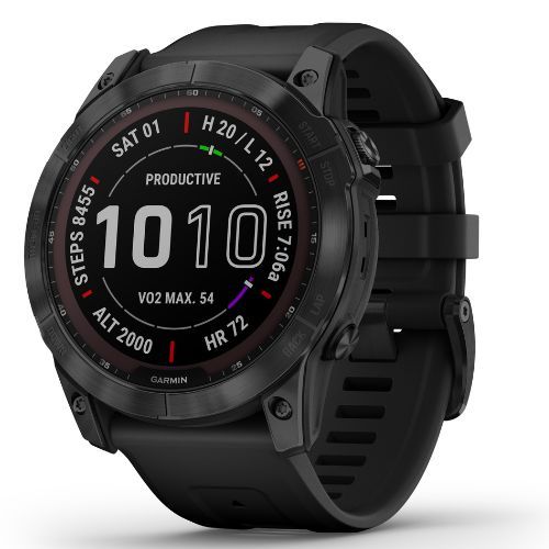 Garmin Fenix 7X Sapphire Solar Hrm Elevate Ox laikrodis juodas 010-02541-23