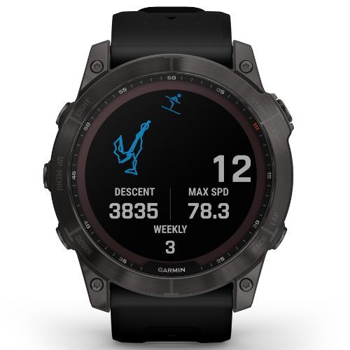 Garmin Fenix 7X Sapphire Solar Hrm Elevate Ox laikrodis juodas 010-02541-11