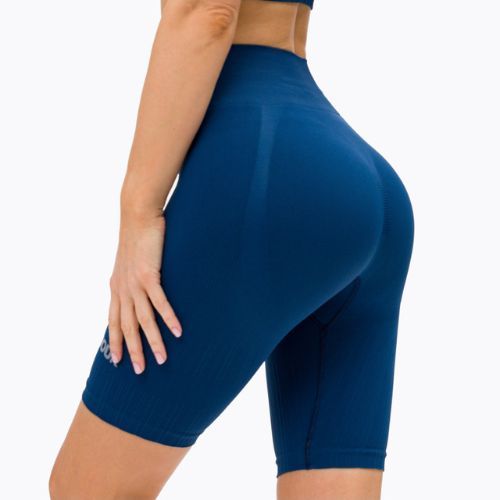 Moterų treniruočių dviratininkai Gym Glamour Push Up Classic Blue 317