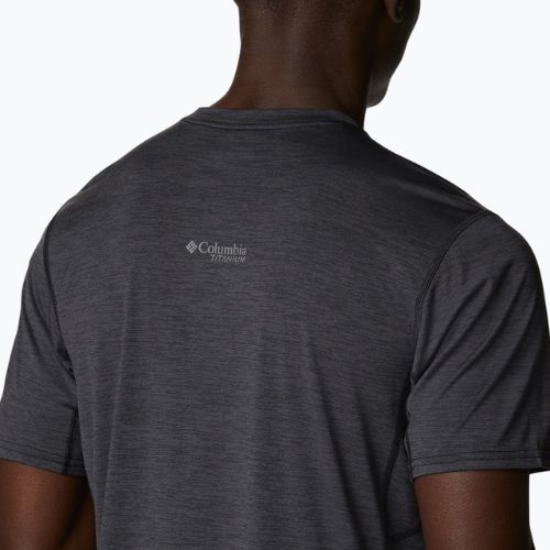 Columbia Titan Pass Graphic Tee vyriški trekingo marškinėliai black 1991471