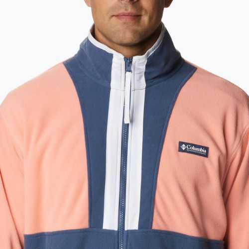 Vyriškas žygio džemperis Columbia Back Bowl coral reef/dark mountain/white