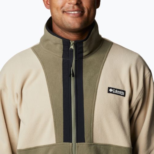 Vyriškas žygio džemperis Columbia Back Bowl ancient fossil/stone green/black