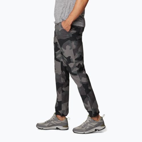 Columbia Wallowa Belted 012 pilkai juodos vyriškos trekingo kelnės 1955361