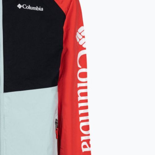 Columbia Dalby Springs 329 vaikiška striukė nuo lietaus juodai balta 1877671