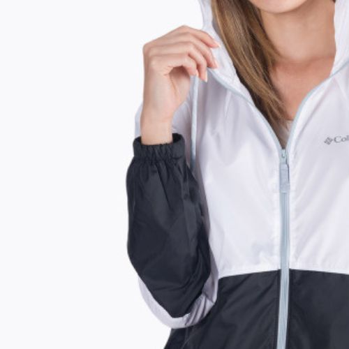 Columbia Flash Forward 101 moteriška vėjo striukė balta ir juoda 1585911