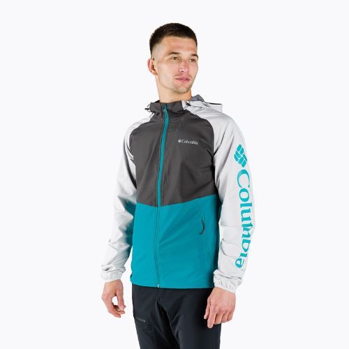 Columbia Panther Creek vyriška softshell striukė mėlynai pilka 1840711