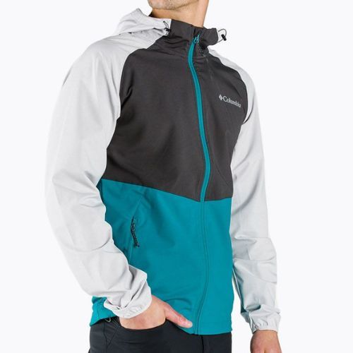 Columbia Panther Creek vyriška softshell striukė mėlynai pilka 1840711