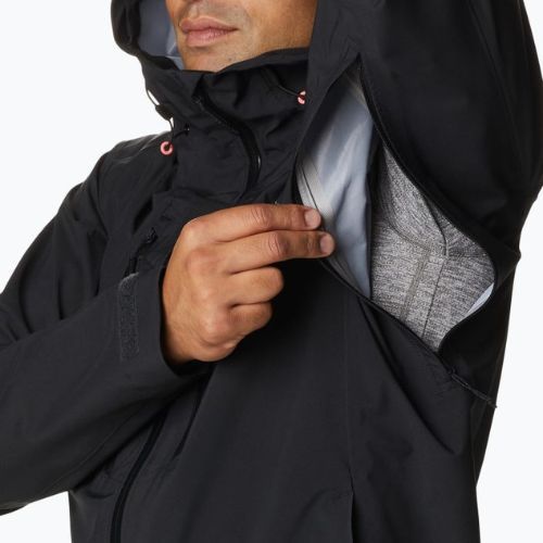 Columbia Peak Creek Shell 010 vyriška striukė nuo lietaus juoda 1988892