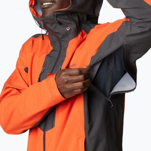 Columbia Peak Creek Shell 813 orange vyriška striukė nuo lietaus 1988892