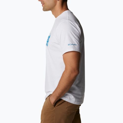 Columbia Sun Trek vyriški trekingo marškinėliai balti 1931172