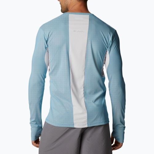 Columbia Titan Pass Sun Deflect vyriški trekingo marškinėliai mėlyni 1991491