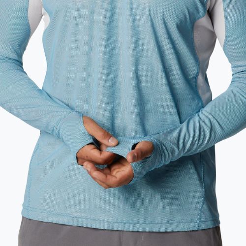 Columbia Titan Pass Sun Deflect vyriški trekingo marškinėliai mėlyni 1991491