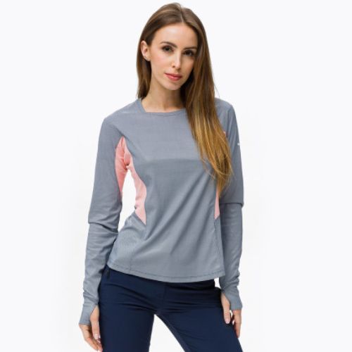 Columbia Titan Pass Sun Deflect moteriški trekingo marškinėliai pilka 1991951