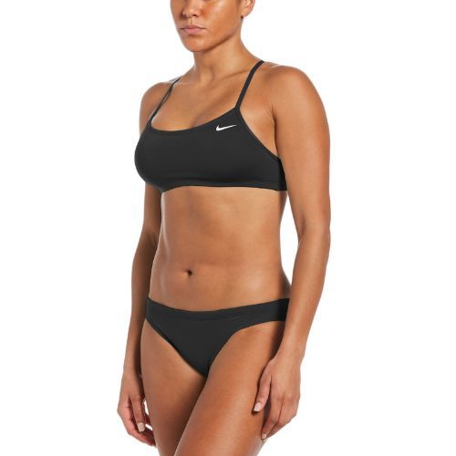 Moteriškas dviejų dalių maudymosi kostiumėlis Nike Essential Sports Bikini black NESSA211-001