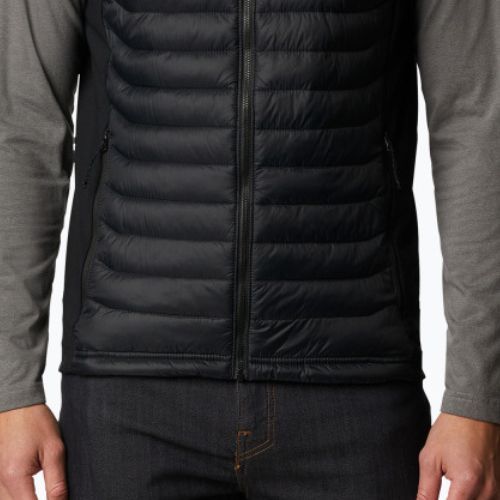 Columbia Powder Pass vyriškas žygio trikotažas be rankovių black 1842414010