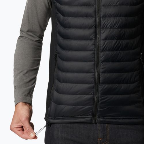 Columbia Powder Pass vyriškas žygio trikotažas be rankovių black 1842414010