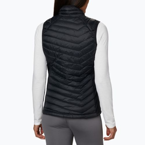 Columbia Powder Pass moteriškas žygio trikotažas be rankovių black 1832222012