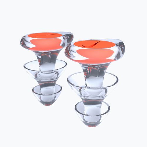 Nike ausų kištukai Orange NESS9175-618