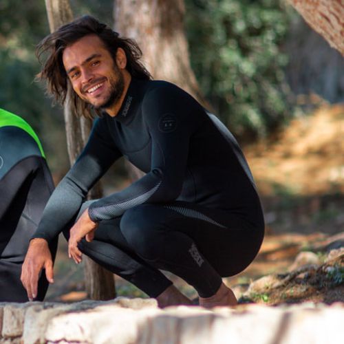 JOBE Atlanta 2 mm vyriškas plaukimo hidrokostiumas juodas 303520001