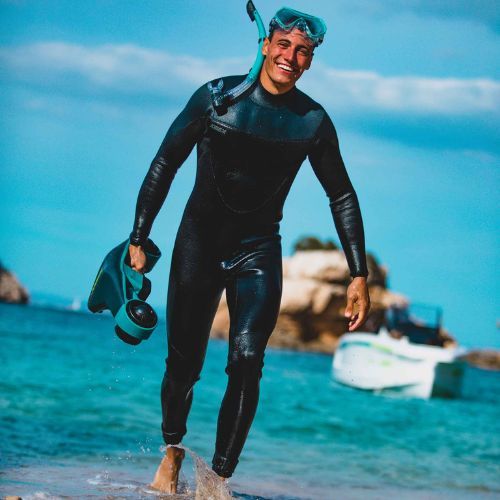 JOBE Yukon 4/3 mm vyriškos plaukimo putos juoda 303522004