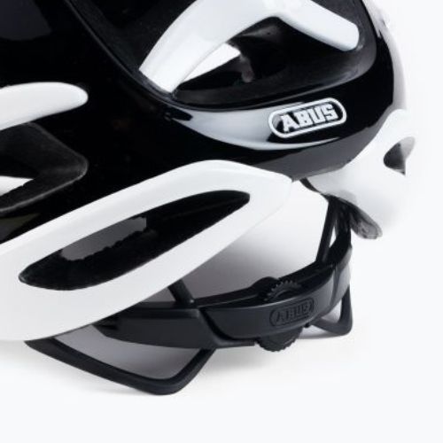 ABUS AirBreaker dviratininko šalmas fleece baltas