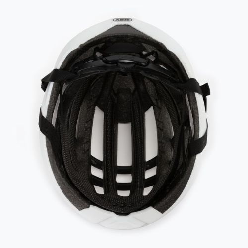 ABUS dviratininko šalmas Aventor fleece white