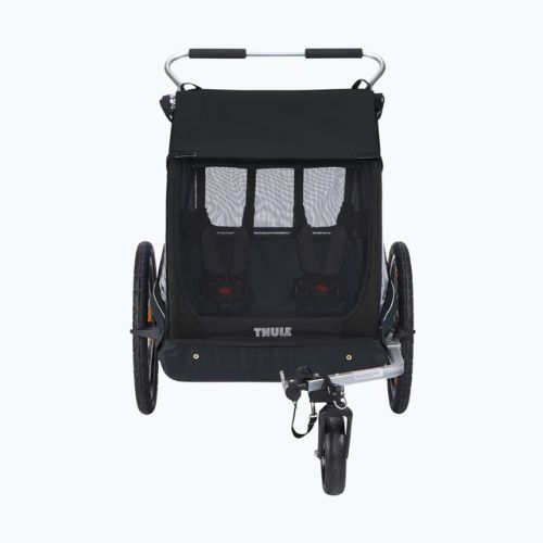 Thule Coaster XT Bike Trailer+Stroll dviračio priekaba dviems asmenims, juoda 10101810