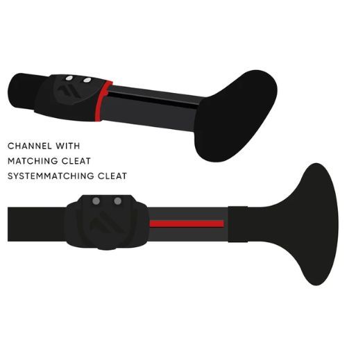 SUP irklentė 3 dalių Fanatic Carbon 25 Reguliuojama juoda 13200-1341