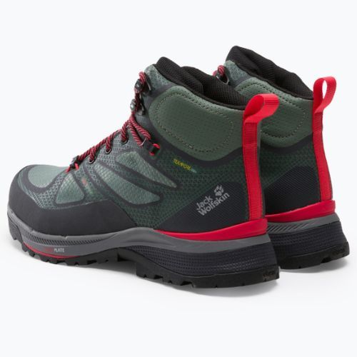 Jack Wolfskin Force Striker Texapore moteriški trekingo batai žali 4038871_4175