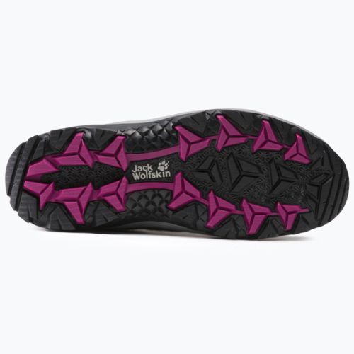 Jack Wolfskin moteriški trekingo batai Vojo 3 Texapore pilki 4042451_6157