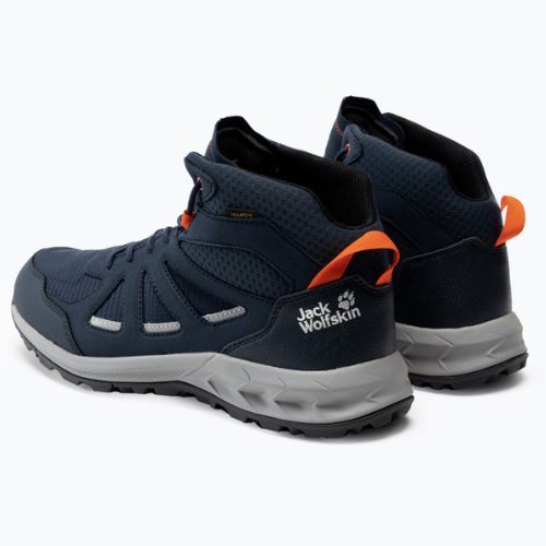 Jack Wolfskin vyriški trekingo batai Woodland 2 Texapore Mid navy blue 4051261_1178