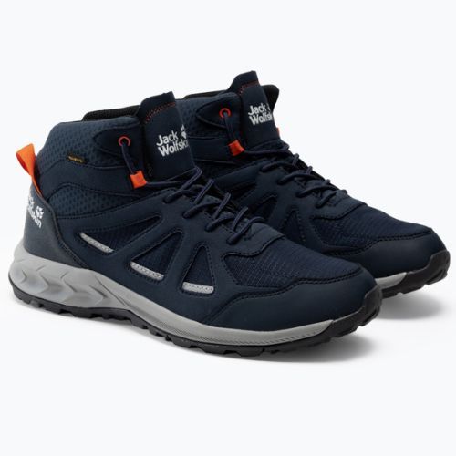 Jack Wolfskin vyriški trekingo batai Woodland 2 Texapore Mid navy blue 4051261_1178