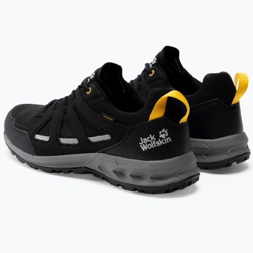 Jack Wolfskin Woodland 2 Texapore vyriški trekingo batai juodi 4051271_6055
