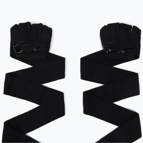 Everlast 4345 vidinės pirštinės su geline juosta, juodos EV4345