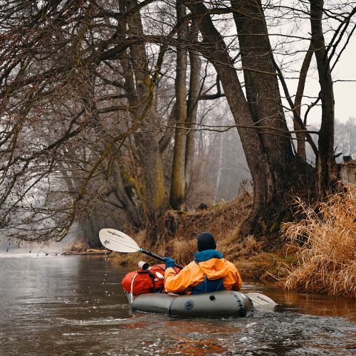 Pinpack Packraft Kompaktiškas atviras pontonas pilkos spalvos