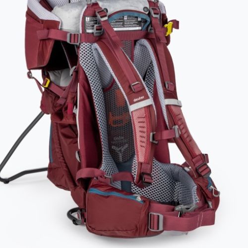 Deuter Kid Comfort vaikiška kelioninė kuprinė bordo spalvos 362022150260