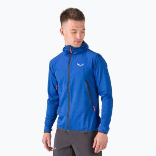 Salewa Agner Hybrid PL/DST FZ Hoody vyriškas vilnonis džemperis mėlynas 00-0000027371