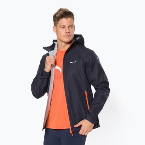 Salewa vyriška striukė nuo lietaus Puez Aqua 3 PTX tamsiai mėlyna 00-0000024545