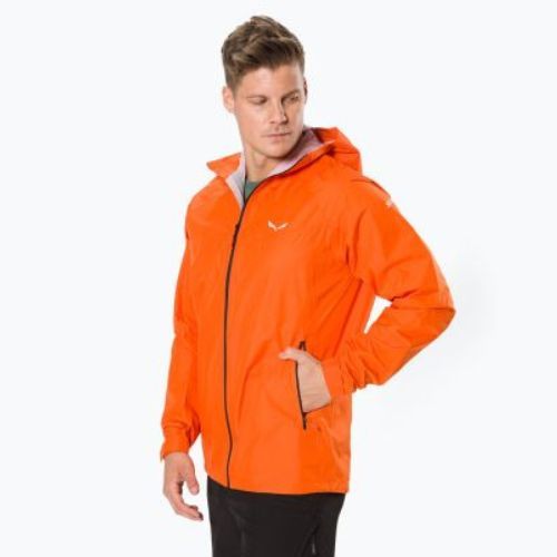 Salewa vyriška striukė nuo lietaus Puez Aqua 3 PTX oranžinė 00-0000024545