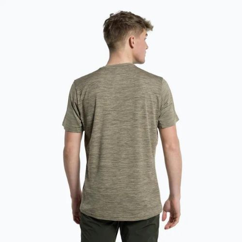 Salewa vyriški trekingo marškinėliai Puez Hybrid 2 Dry brown 00-0000027397