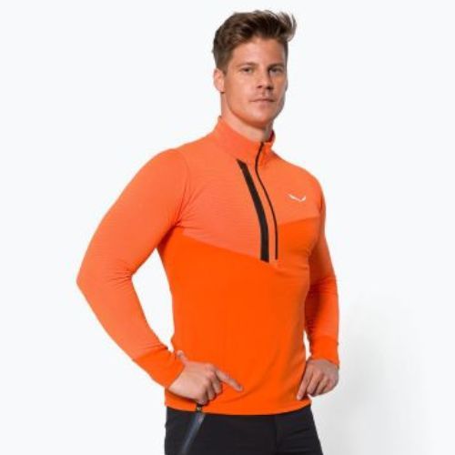 Vyriškas Salewa Vajolet oranžinis vilnonis džemperis 00-0000027887