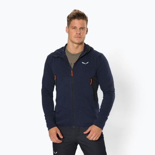 Salewa vyriškas džemperis Lavaredo Hemp Hooded navy blue 00-0000028237