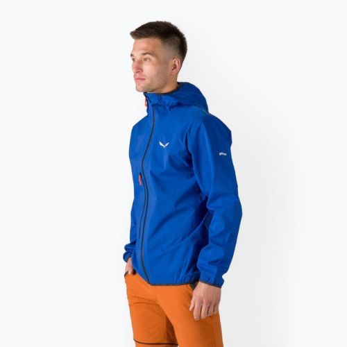 Salewa vyriška striukė nuo lietaus Agner 2 PTX 3L mėlyna 00-0000028392