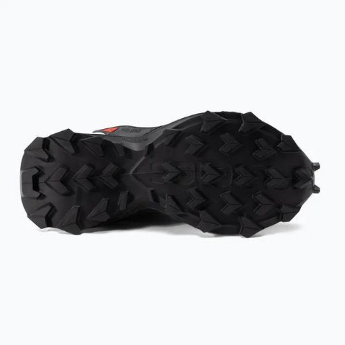 Salomon Alphacross Blast vaikiški bėgimo bateliai juoda/balta/juoda